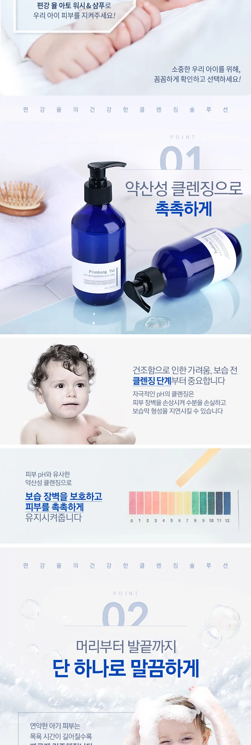 Pyunkang Yul ATO Wash & Shampoo Blue Label 500ml Detail