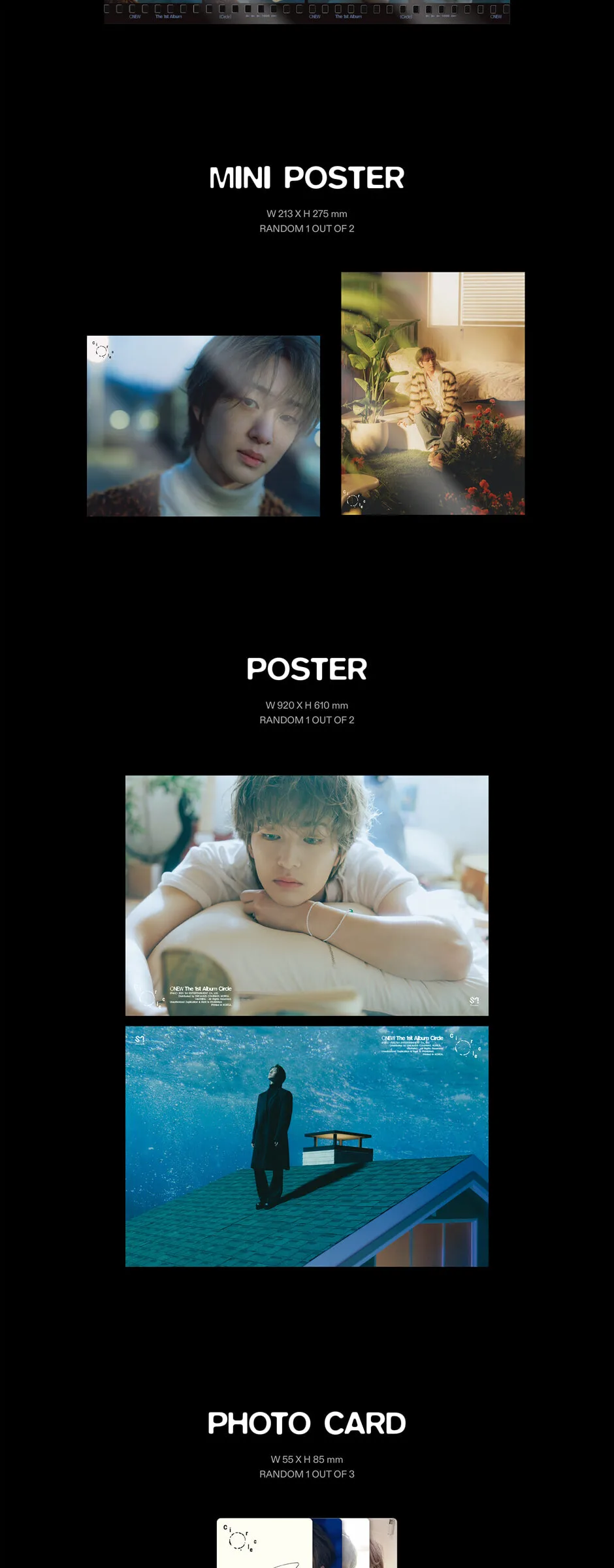 ONEW – 1st Full Album: CIRCLE (PhotoBook Ver.) Detail