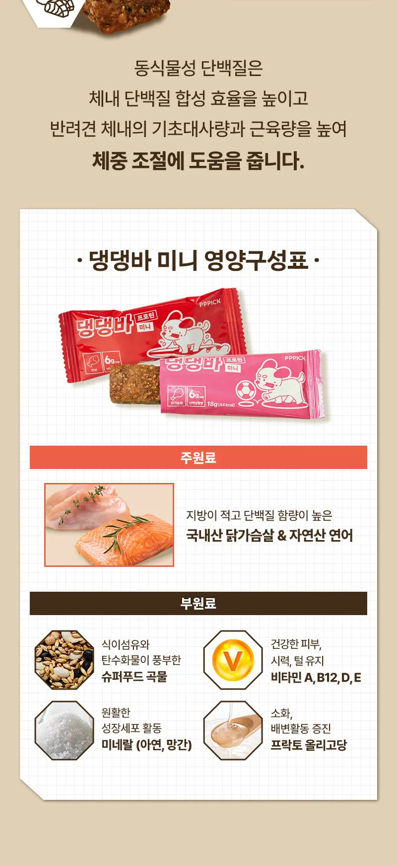 PPPICK Dangdang Bar Protein Mini Protein Bar 14bars 252g – Salmon Detail