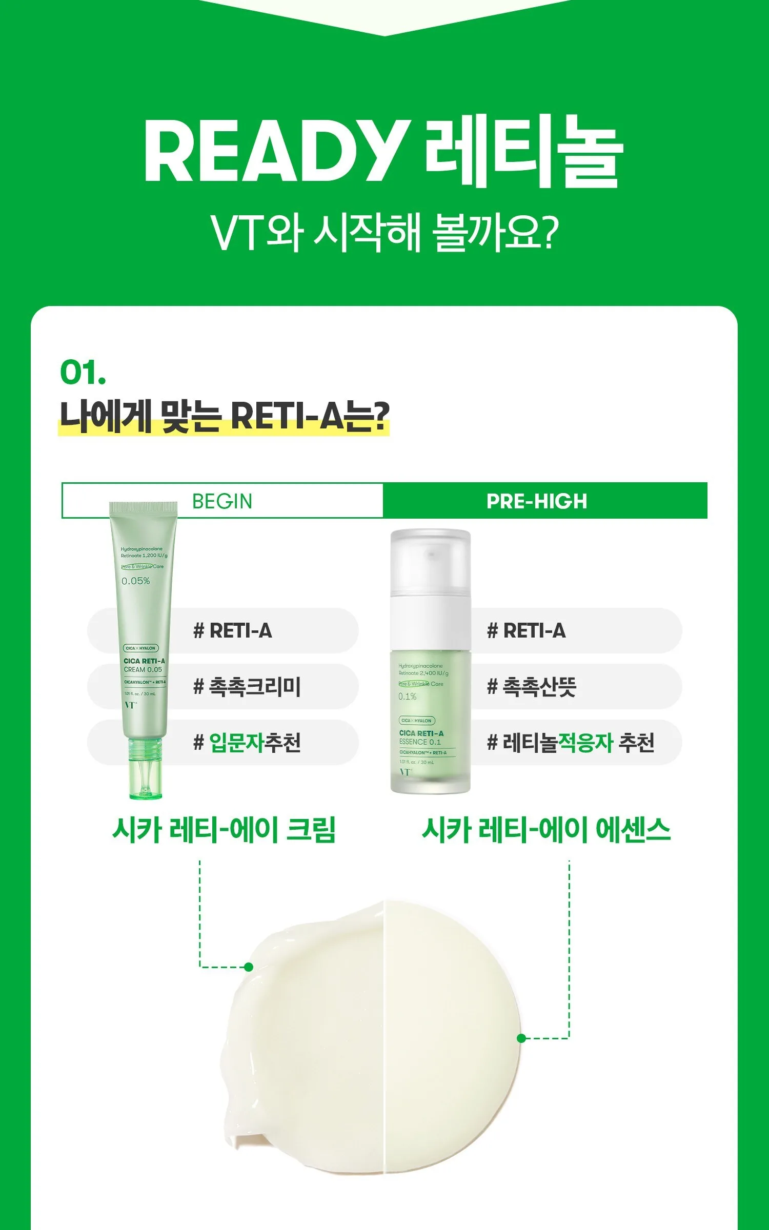 VT Cosmetics Cica Reti-A Cream 0.05 30ml Detail
