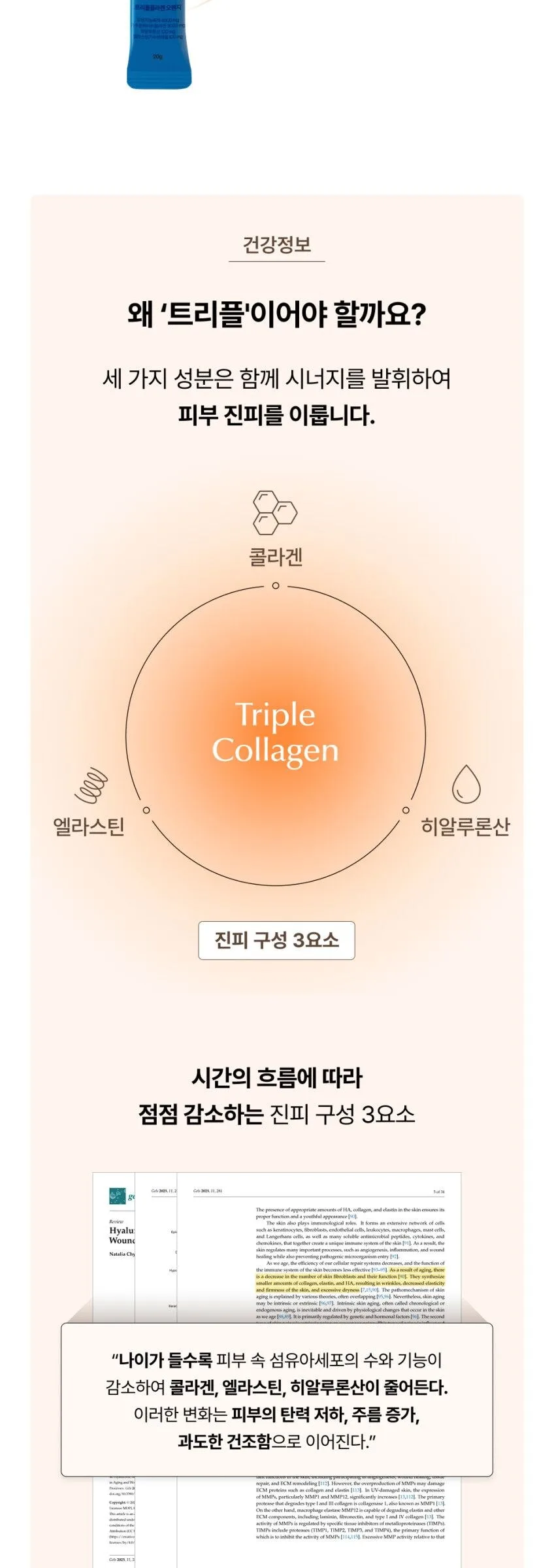 Ownist Triple Collagen Orange 20g*14sticks 280g Detail