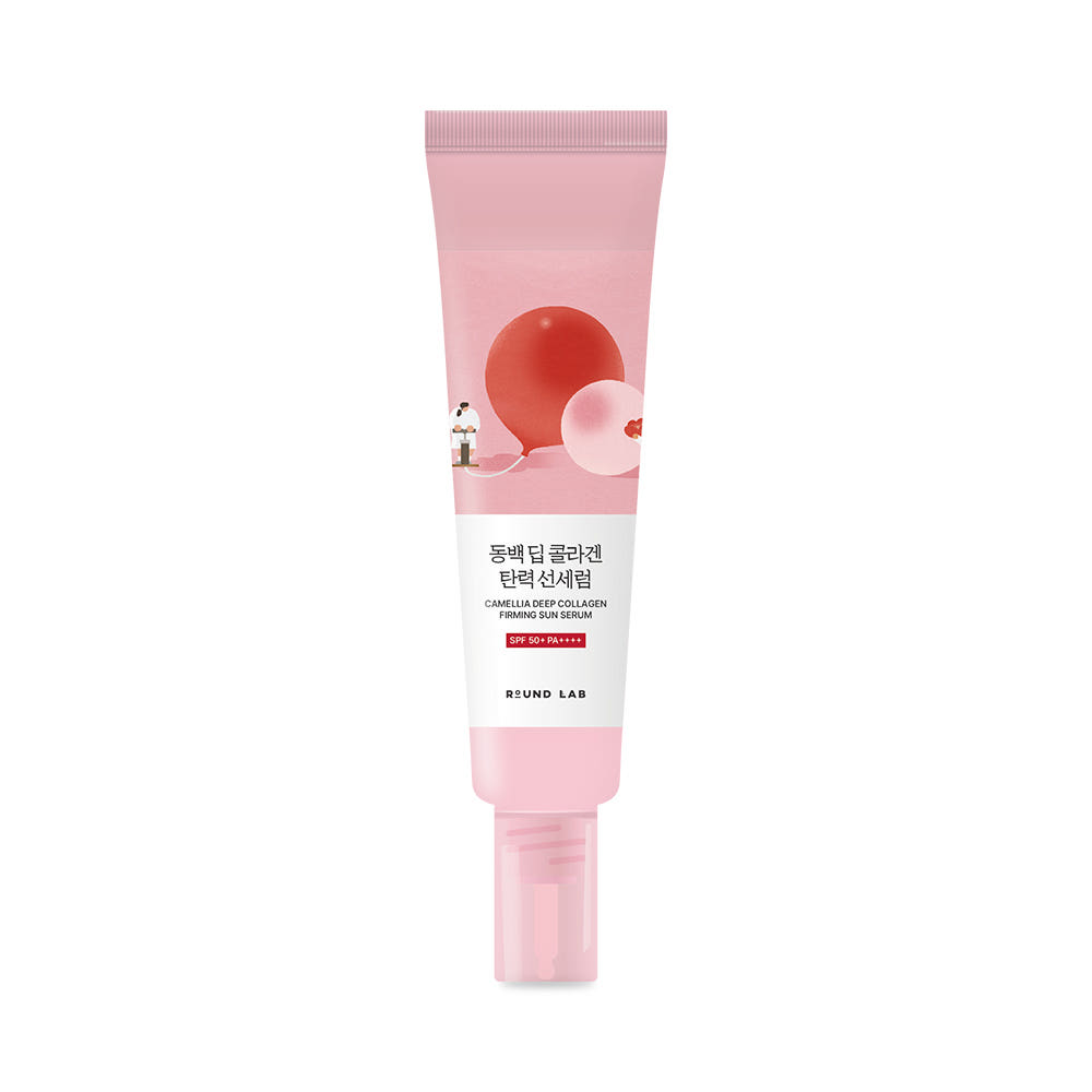 ROUND LAB Dongbaek Deep Collagen Elasticity Sun Serum SPF50+ PA++++ 50ml - Image 2