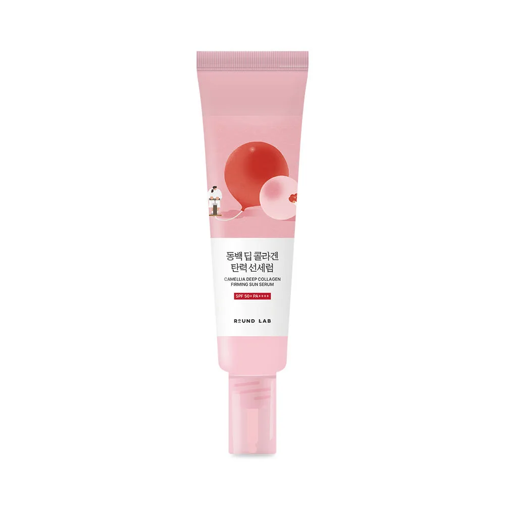 ROUND LAB Dongbaek Deep Collagen Elasticity Sun Serum SPF50+ PA++++ 50ml - Image 2