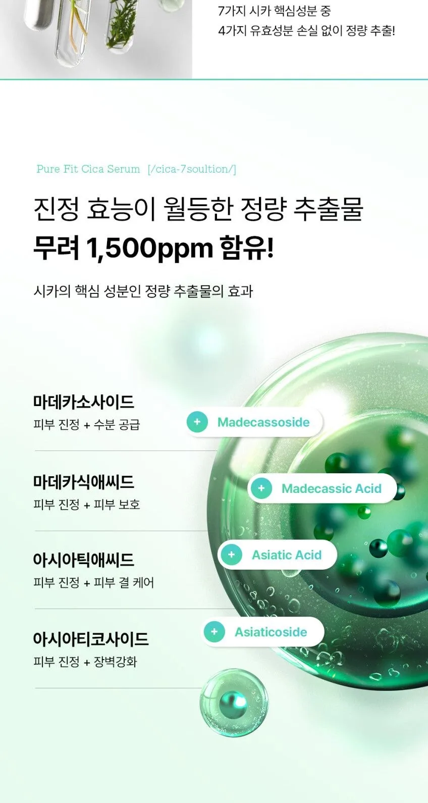 COSRX Pure Fit Cica Serum 30 ml Detail