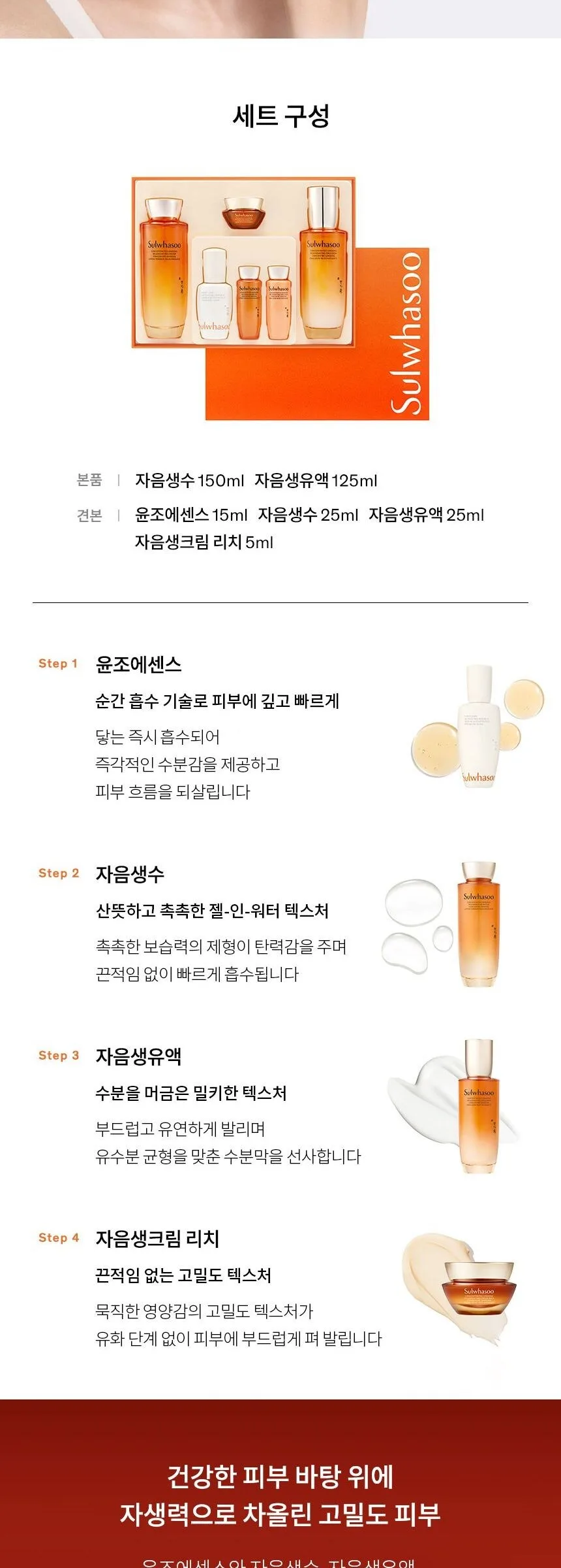 Sulwhasoo Concentrated Ginseng Rejuvenating Water & Emulsion Set Detail