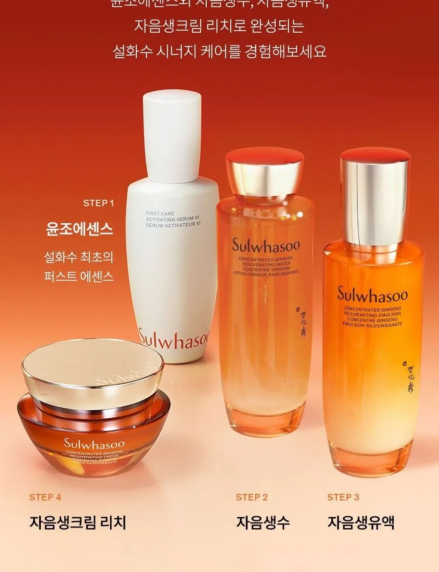 Sulwhasoo Concentrated Ginseng Rejuvenating Water & Emulsion Set Detail