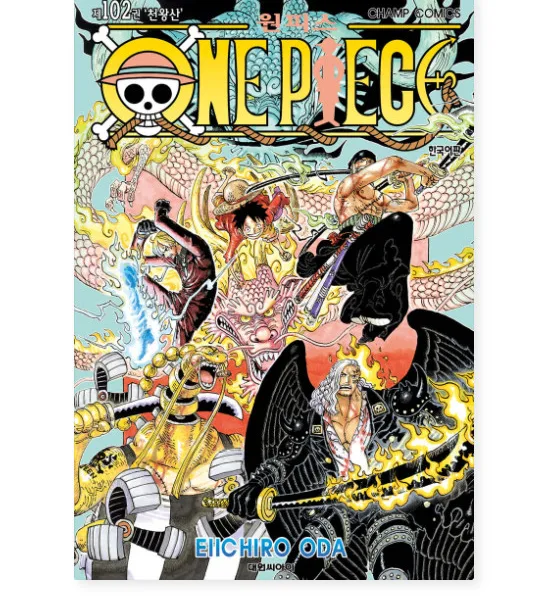 ONE PIECE 102 by Eiichiro Oda - Korean Edition