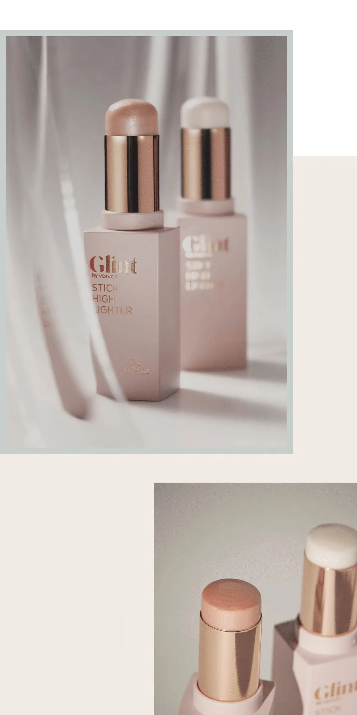 Glint by VDIVOV Stick Highlighter 7g Detail
