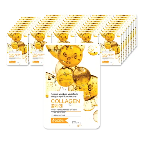 Eunyul Natural Moisture Collagen Mask Pack 22ml x 50pcs