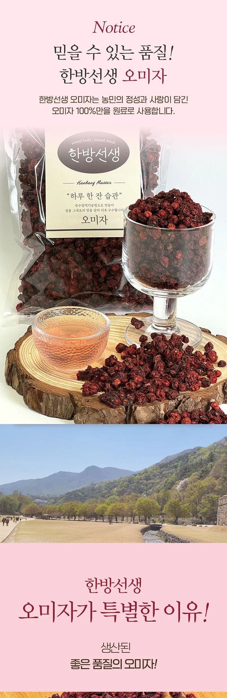 Mungyeong Dried Omija (Schisandra Berries) 100g Detail