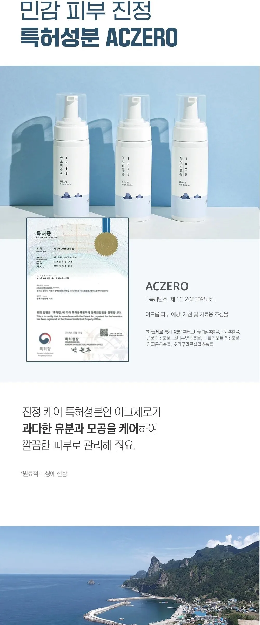 ROUND LAB 1025 Dokdo Bubble Foam 150ml Detail