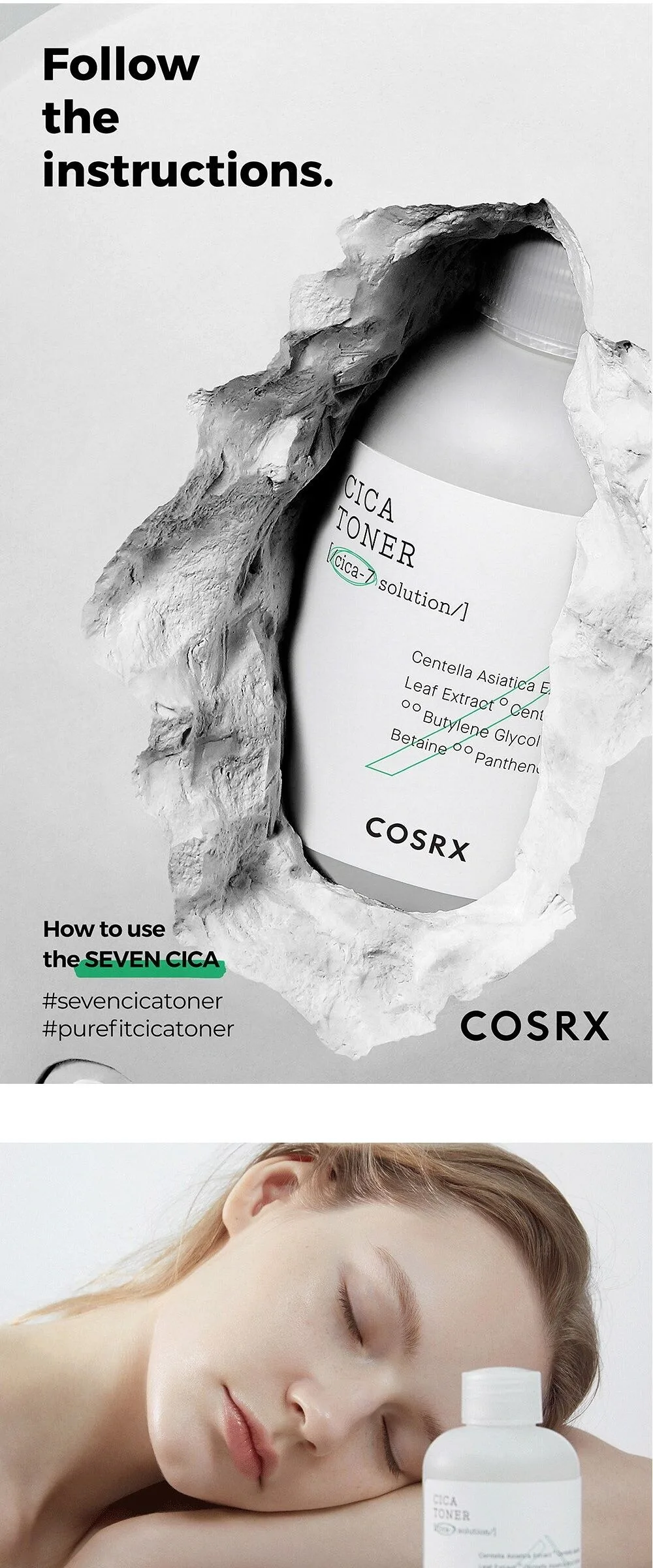 COSRX Pure Fit Cica Toner 150 ml Detail