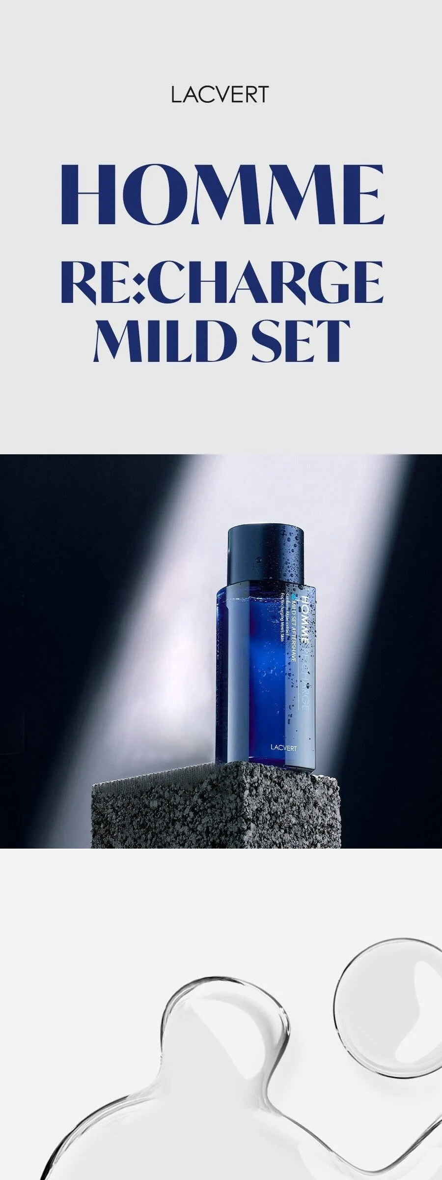 LACVERT  Homme Recharge Mild Set Aftershave 185ml Detail