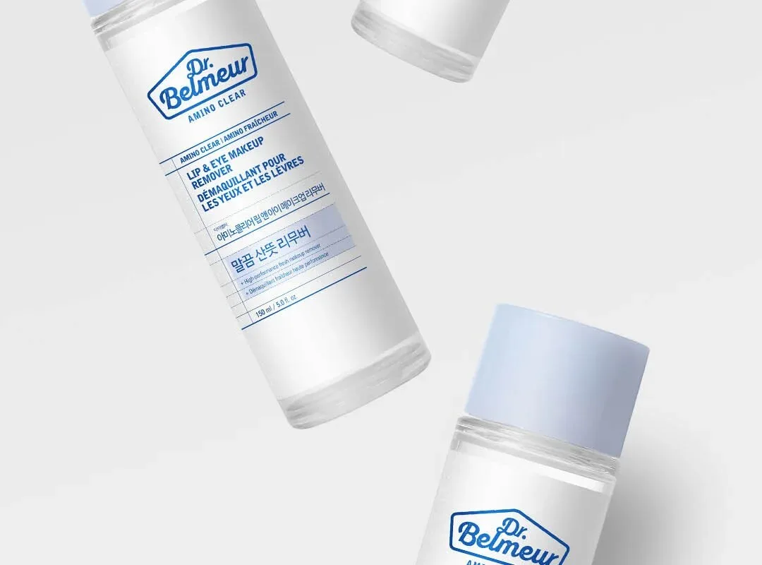 Dr. Belmeur Amino Clear Lip & Eye Makeup Remover 150ml, 1 count Detail