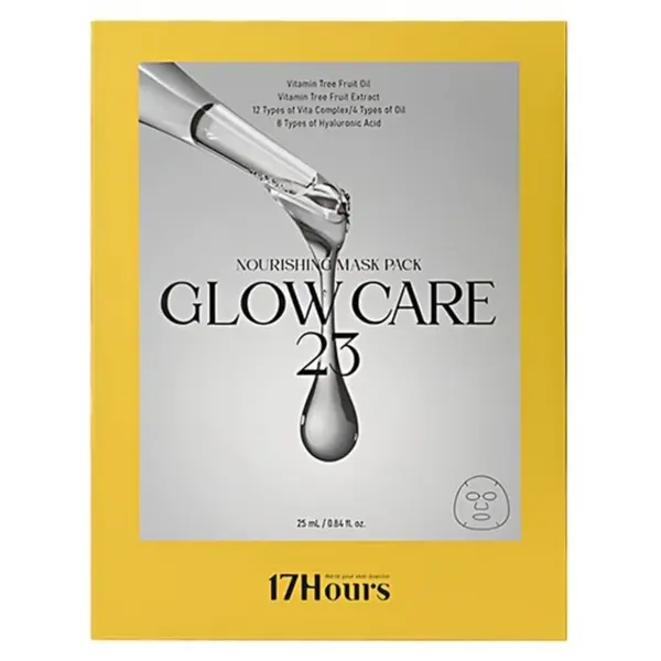 17Hours Glow Care 23 Nourishing Mask Pack 5sheets