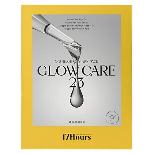 17Hours Glow Care 23 Nourishing Mask Pack 5sheets