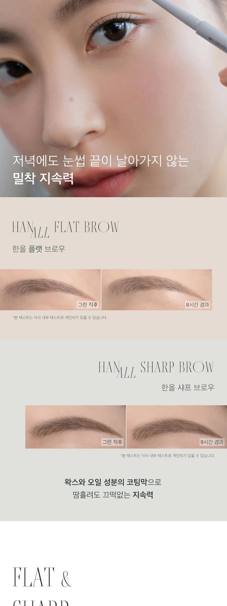 rom&nd Han All Flat Brow 0.17g Detail