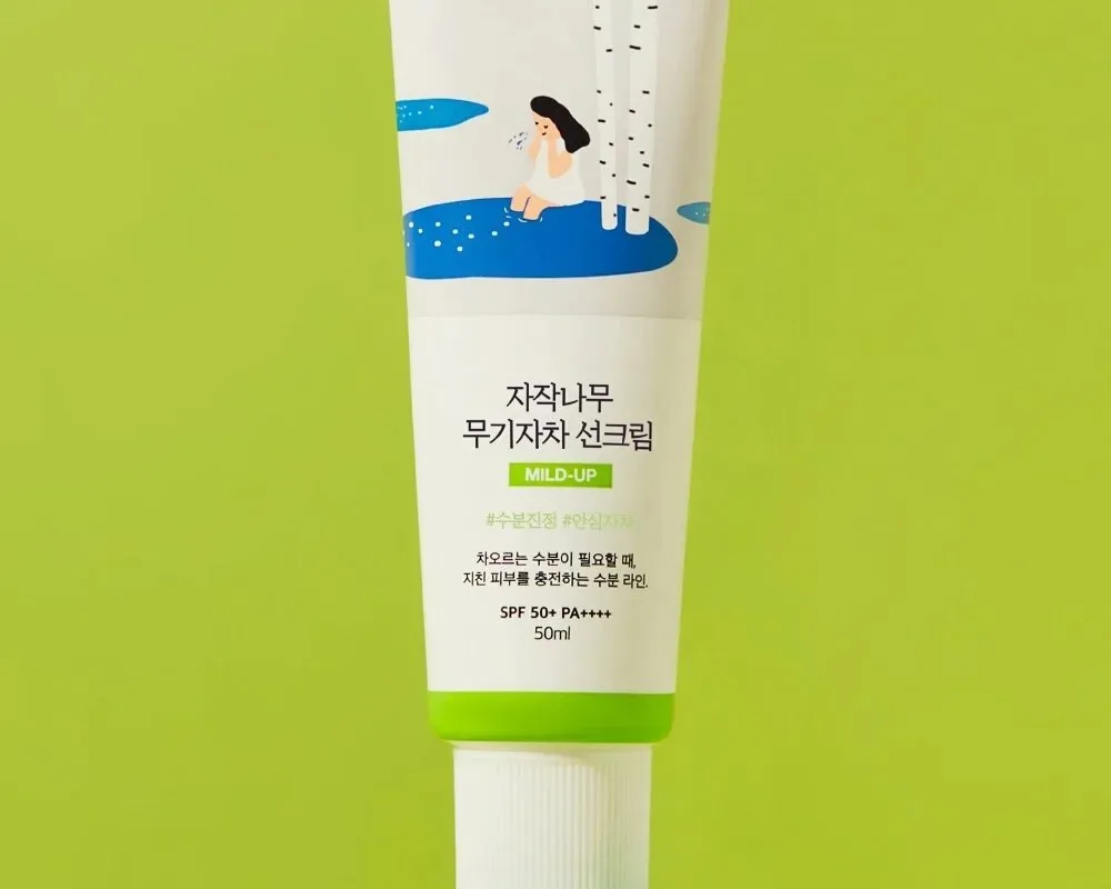 ROUND LAB Birch Juice Moisturizing Mild-Up Sunscreen 50ml Detail