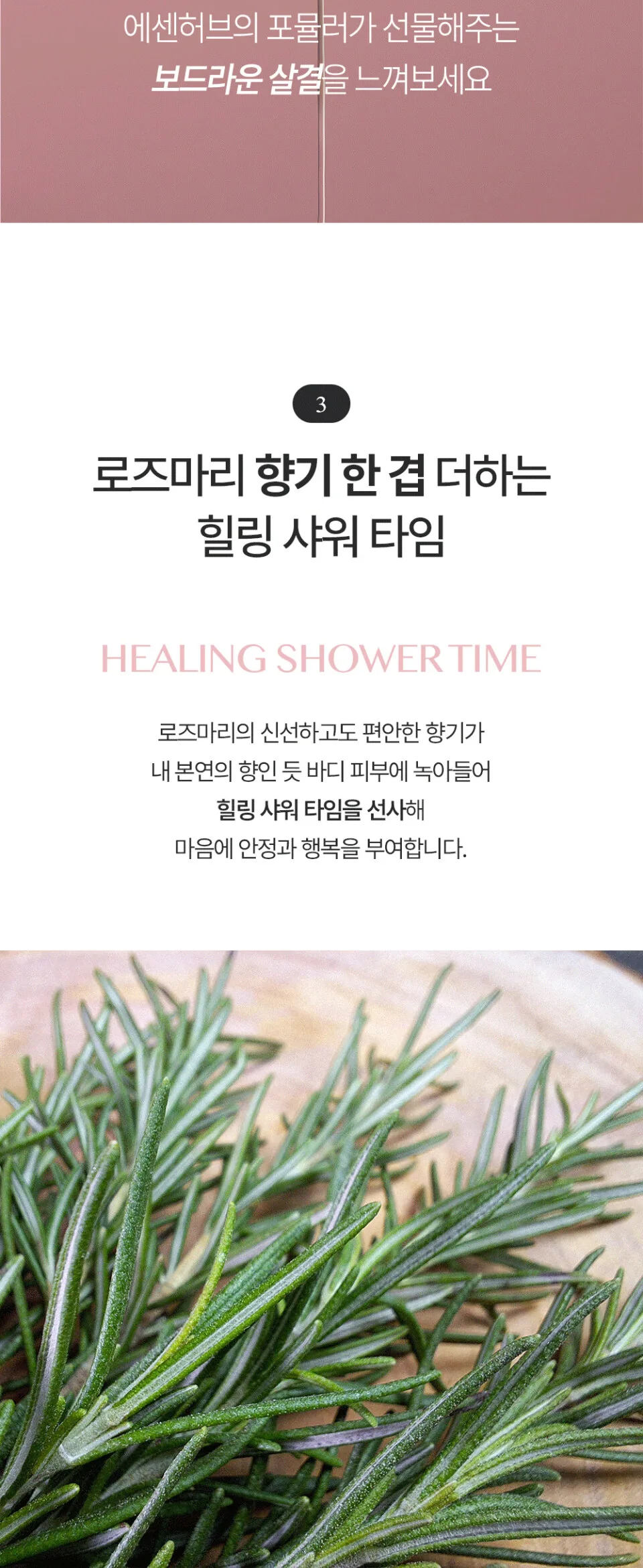 ESSENHERB  Rosemary Daily Scrub Wash 500ml Detail