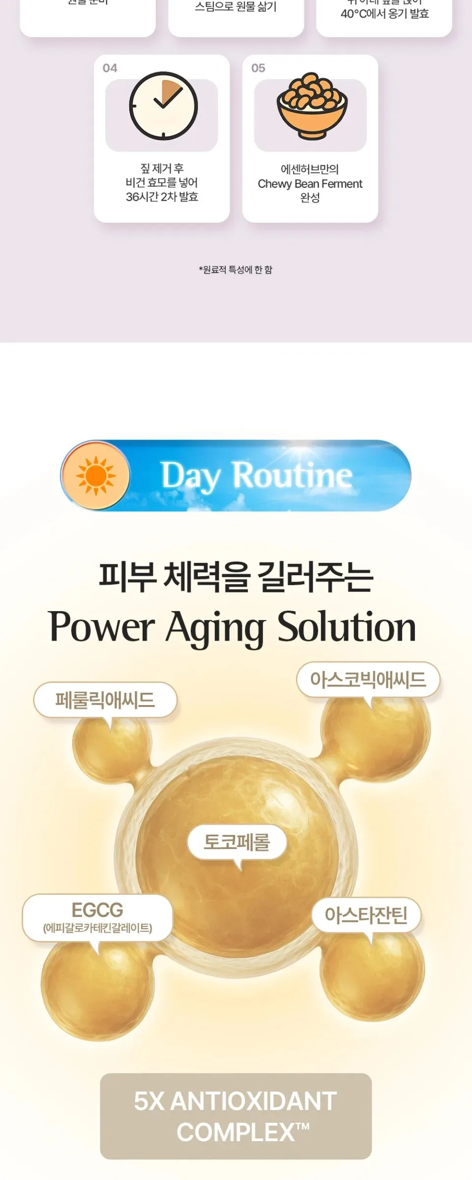 ESSENHERB Day To Night Routine Program 30ml+30ml Detail