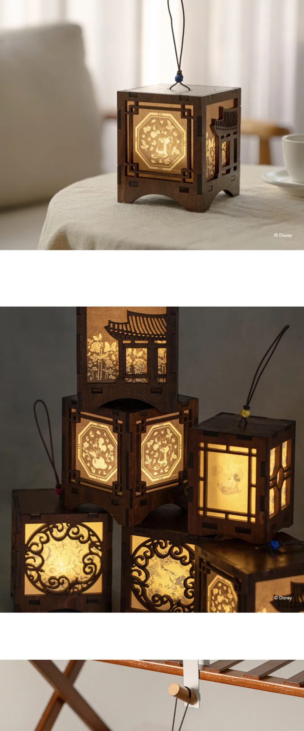 ARTIST COLLABORATION Mickey Mother-of-pearl Mood Light Detail
