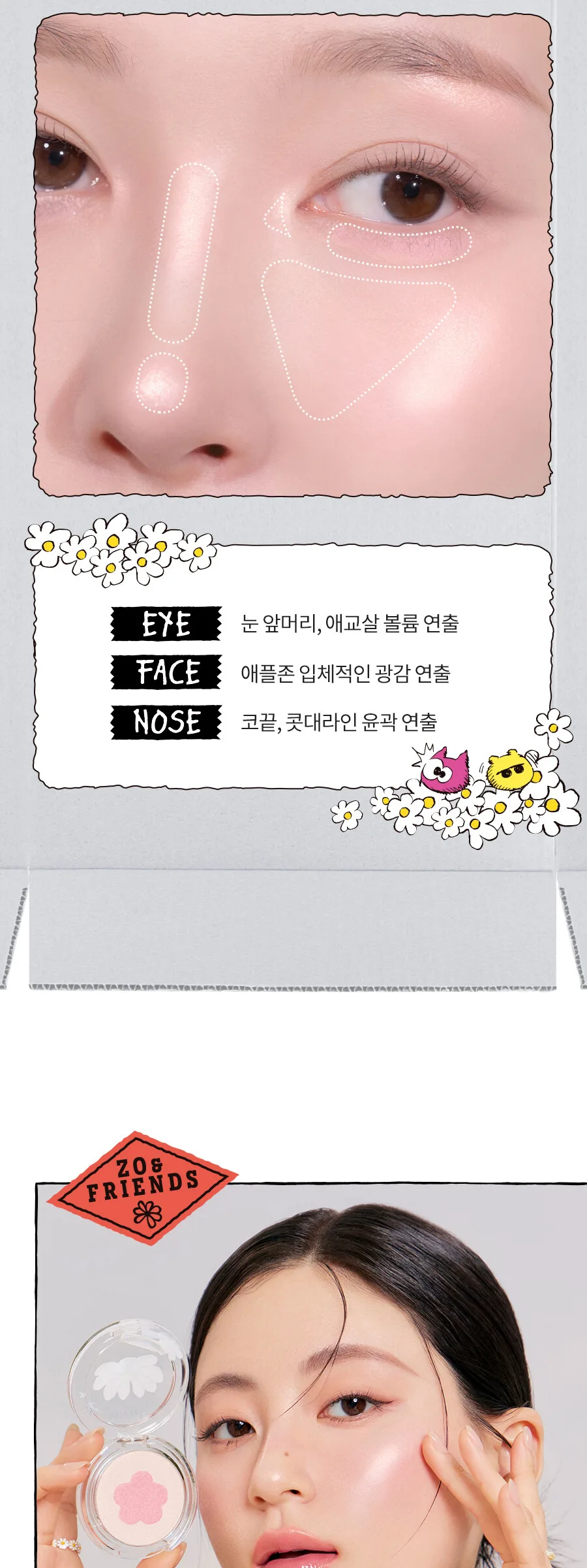 rom&nd x Joanne Friends Dual Jelly Highlighter Detail
