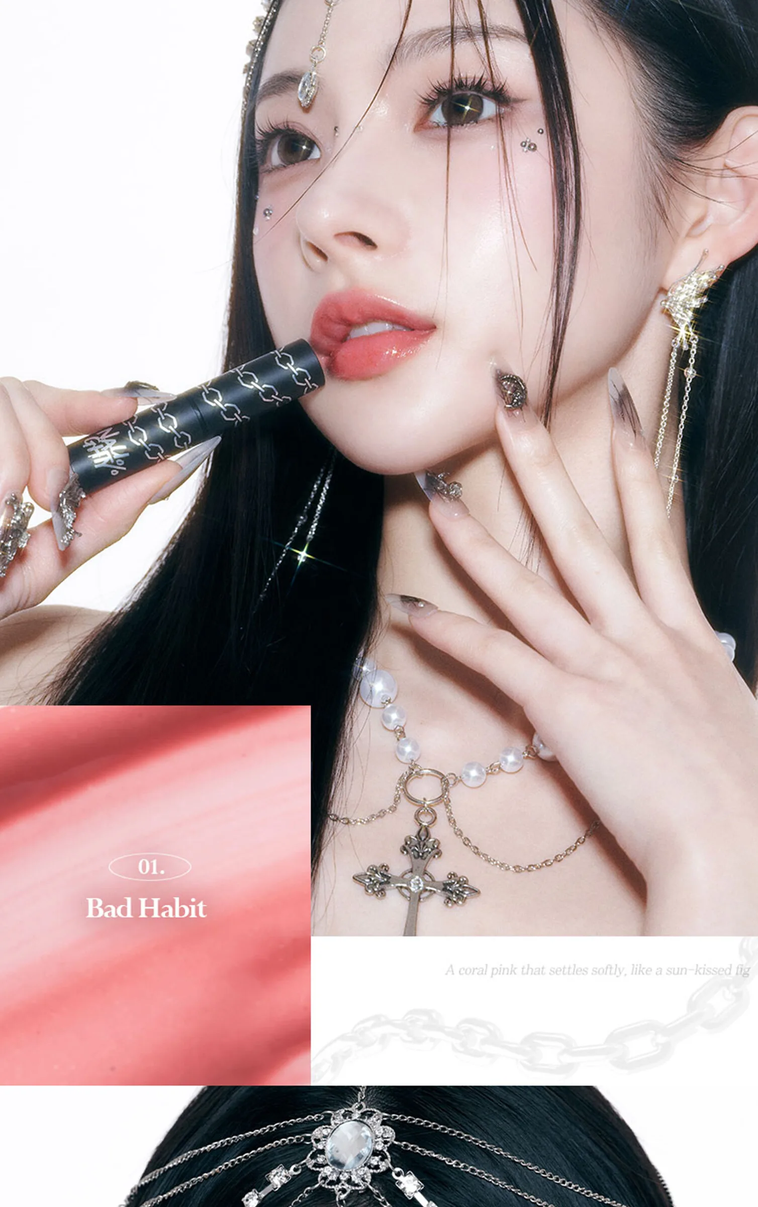 NAUGHTY PERCENT Melting Shine Lipstick 4.5g Detail