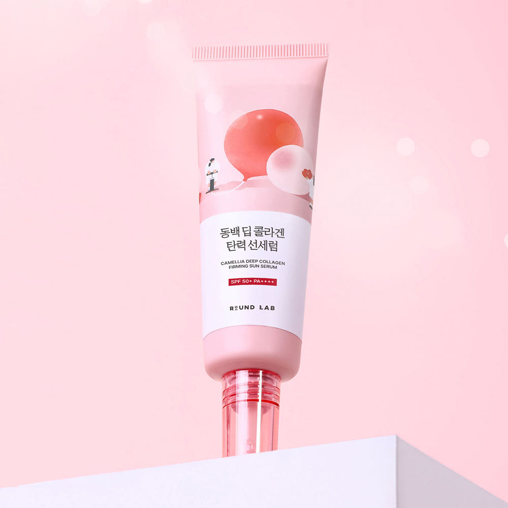 ROUND LAB Dongbaek Deep Collagen Elasticity Sun Serum SPF50+ PA++++ 50ml