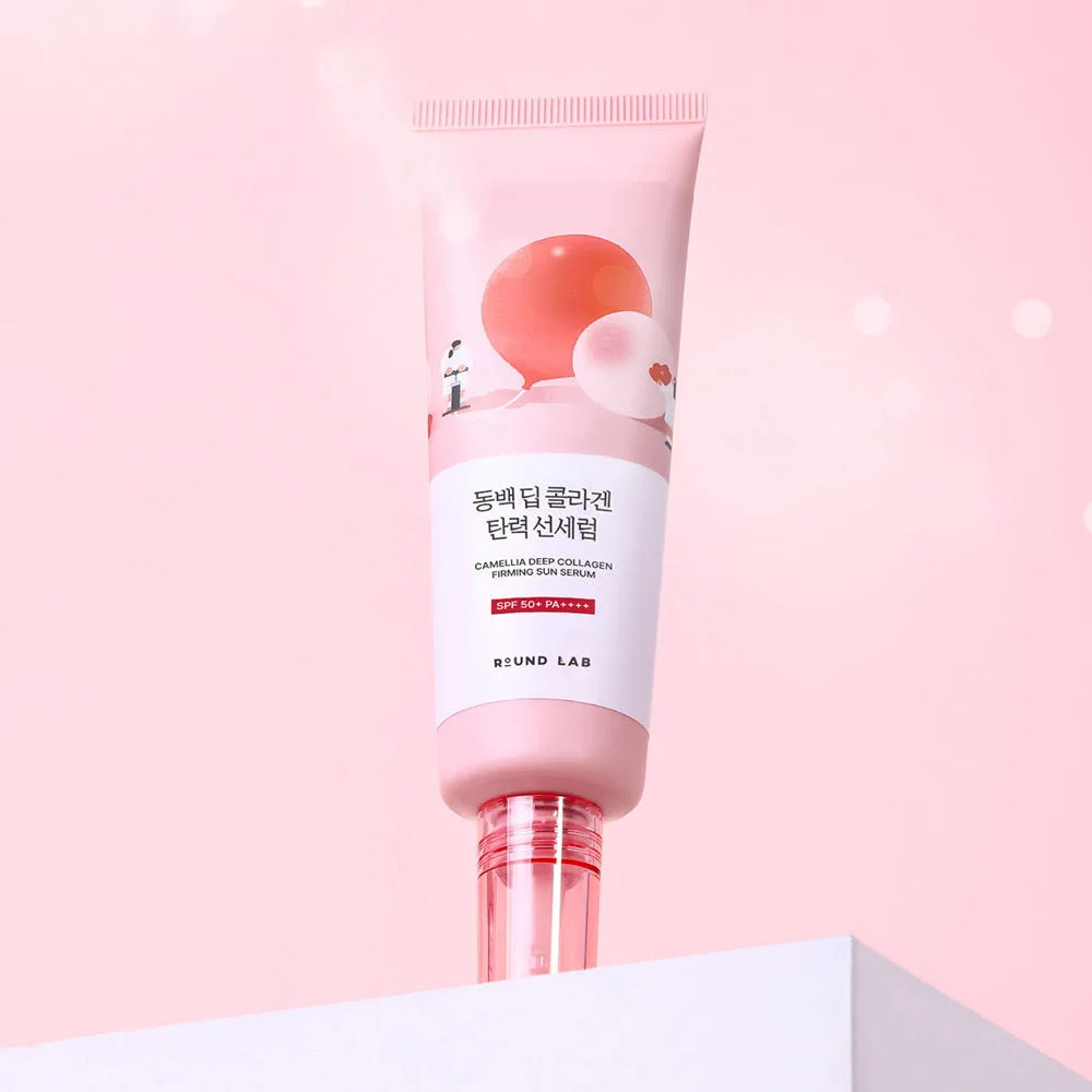 ROUND LAB Dongbaek Deep Collagen Elasticity Sun Serum SPF50+ PA++++ 50ml