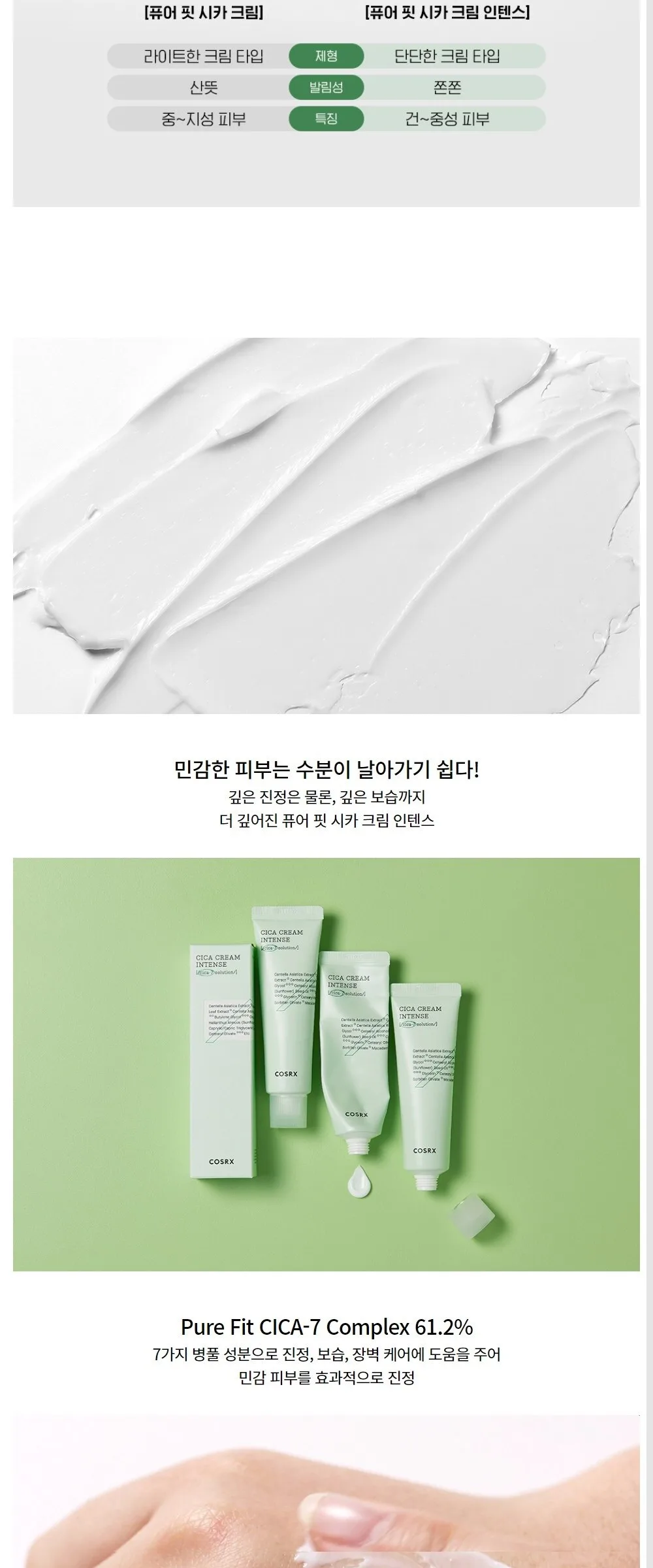 COSRX Pure Fit Cica Cream Intense 50ml Detail