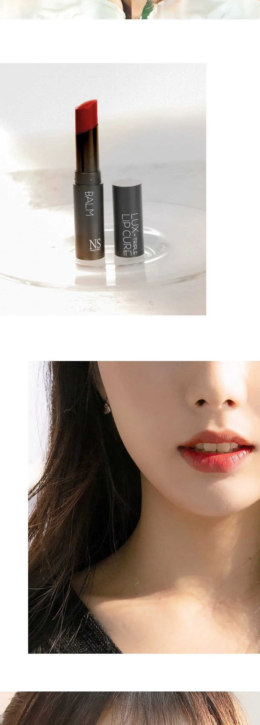 Natural Shine Lux Triple Lip Cure Tinted Lip Balm 5g Detail