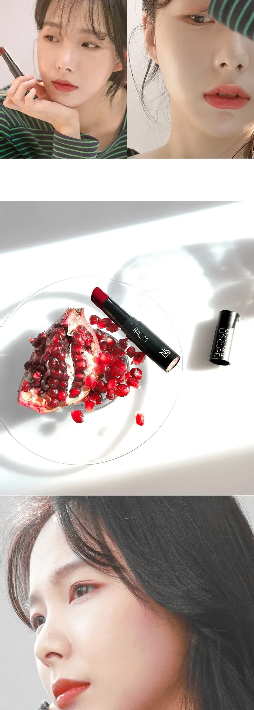 Natural Shine Lux Triple Lip Cure Tinted Lip Balm 5g Detail