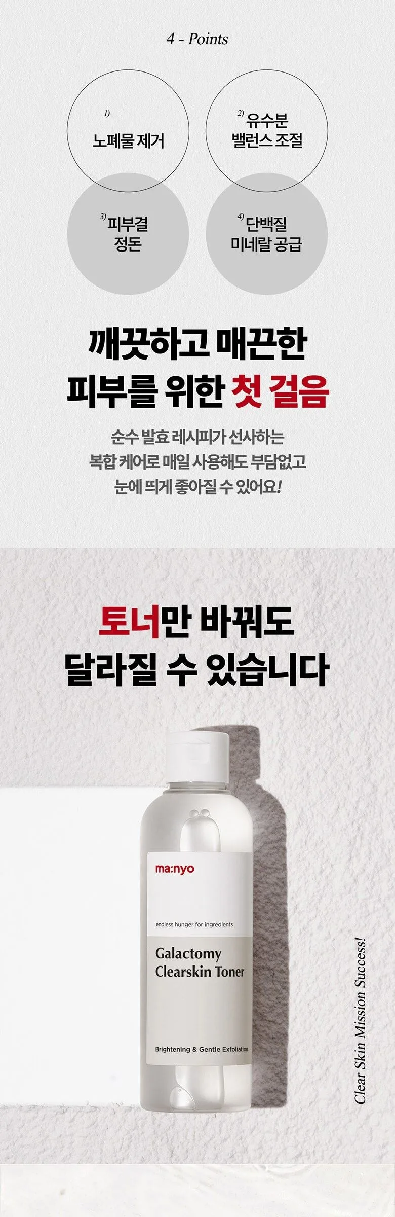 ma:nyo Galactomy Clearskin Toner 210ml Detail