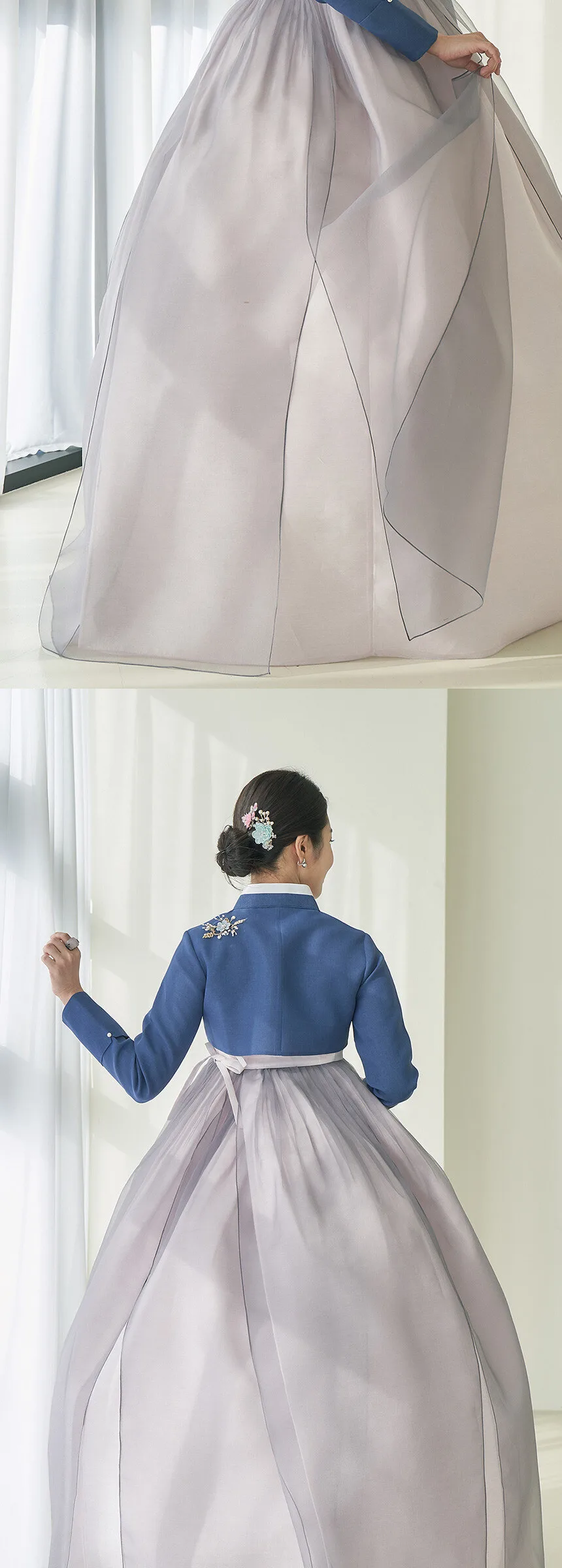 Minhanbok Haevichi Premium Traditional Hanbok Detail
