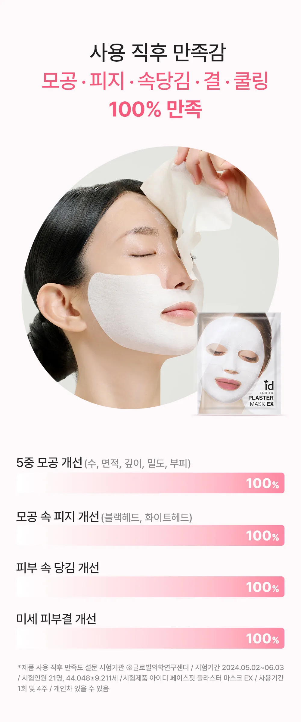 id Face Fit Plaster Mask 4sheets*20g Detail