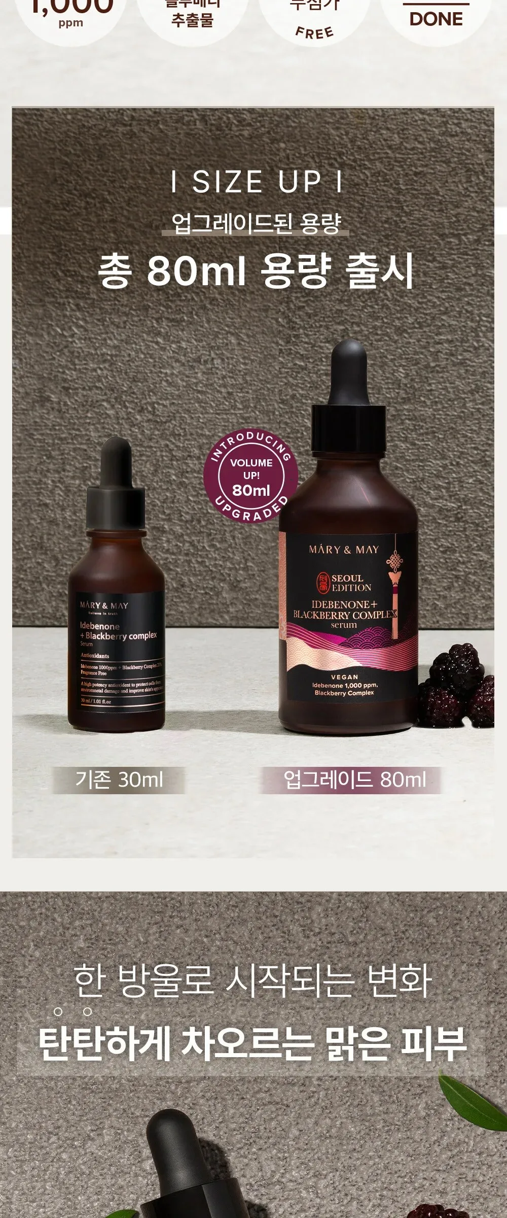 Mary & May Idebenone Blackberry Complex Serum Detail