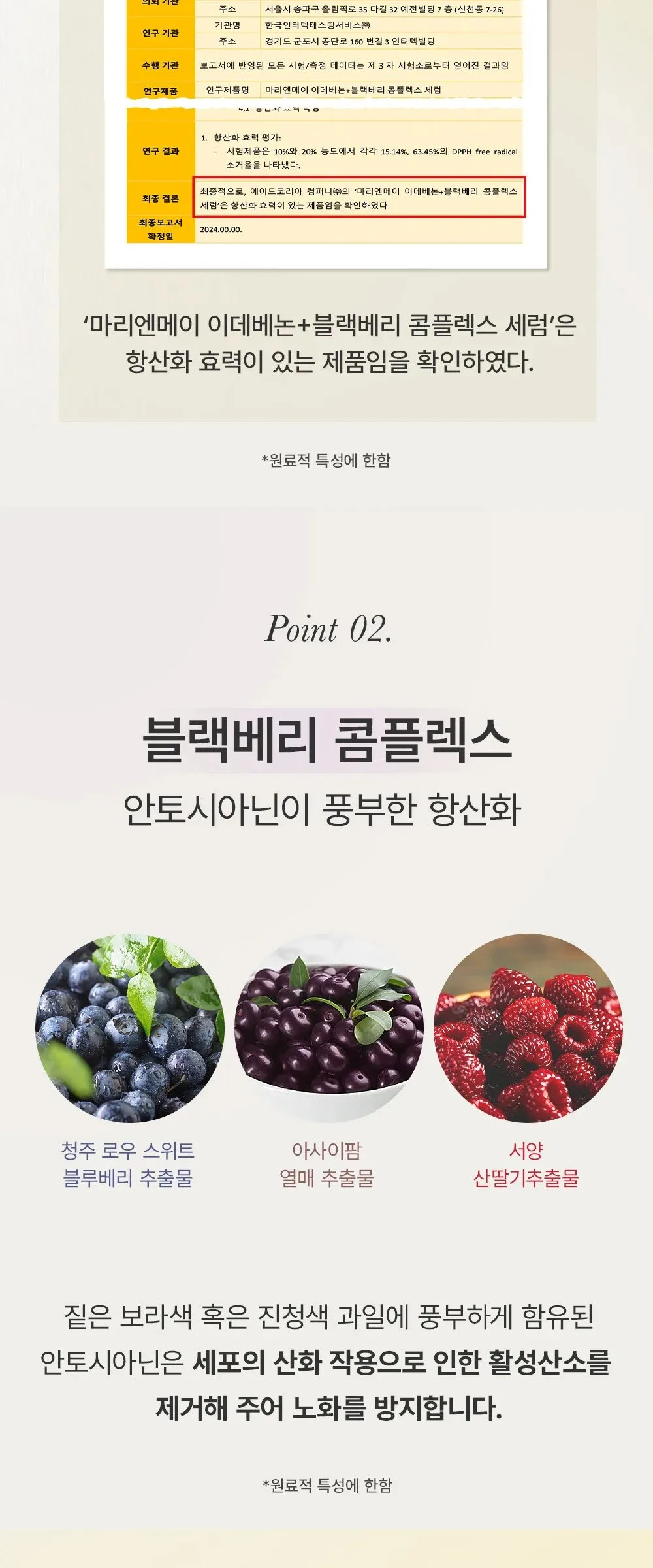 Mary & May Idebenone Blackberry Complex Serum Detail