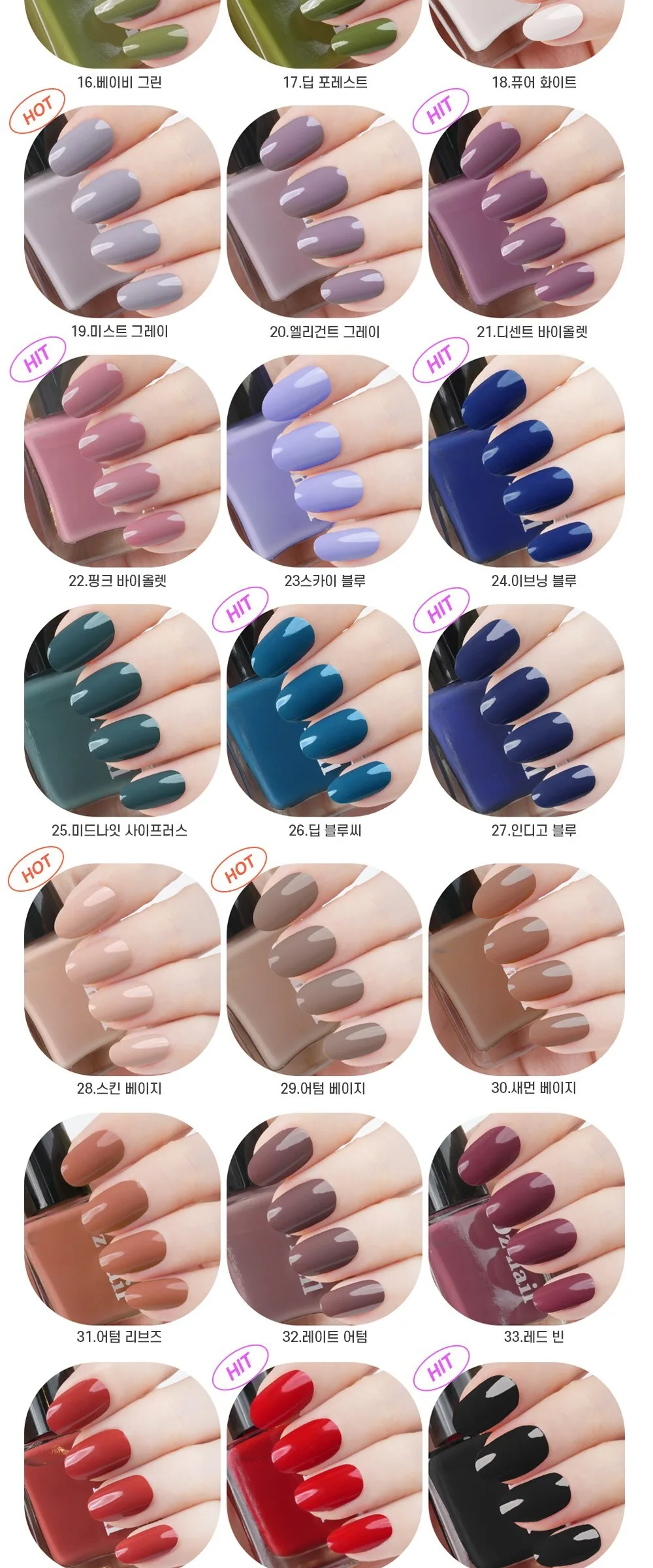 Oz nail Shine Mood Vegan Nail Manicure 8ml Detail