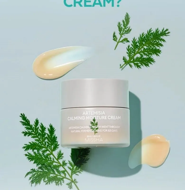 Missha Artemisia Calming Moisture Cream 50ml Detail