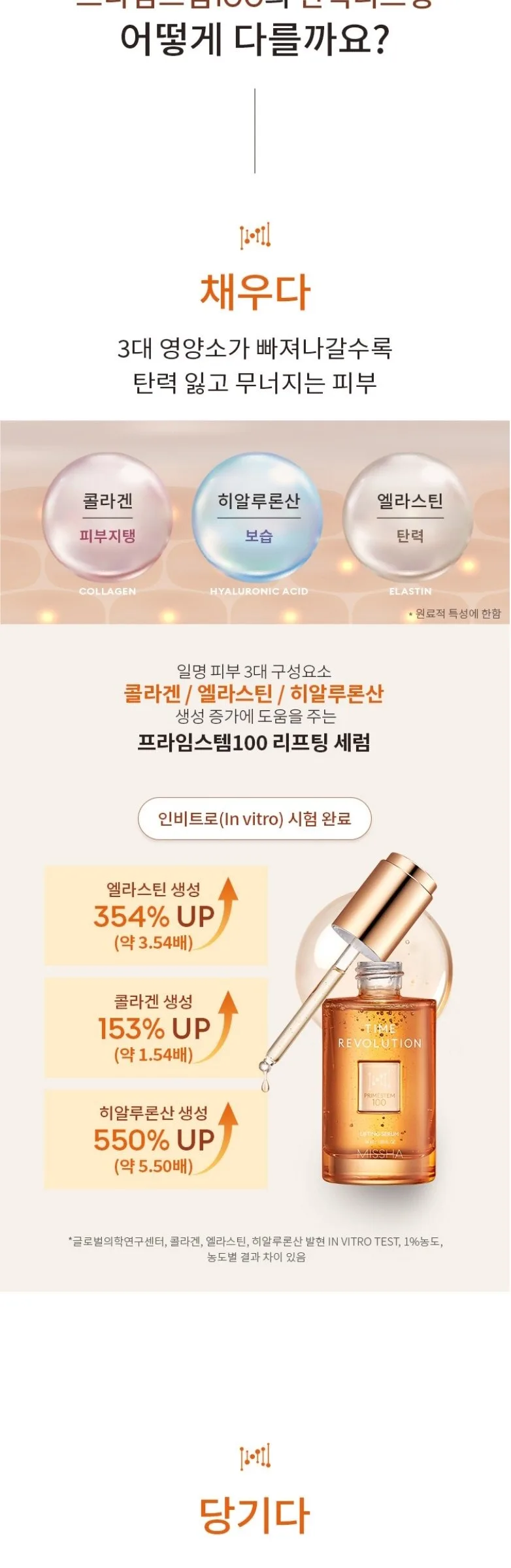MISSHA Time Revolution Primestem 100 Lifting Serum 50ml Detail