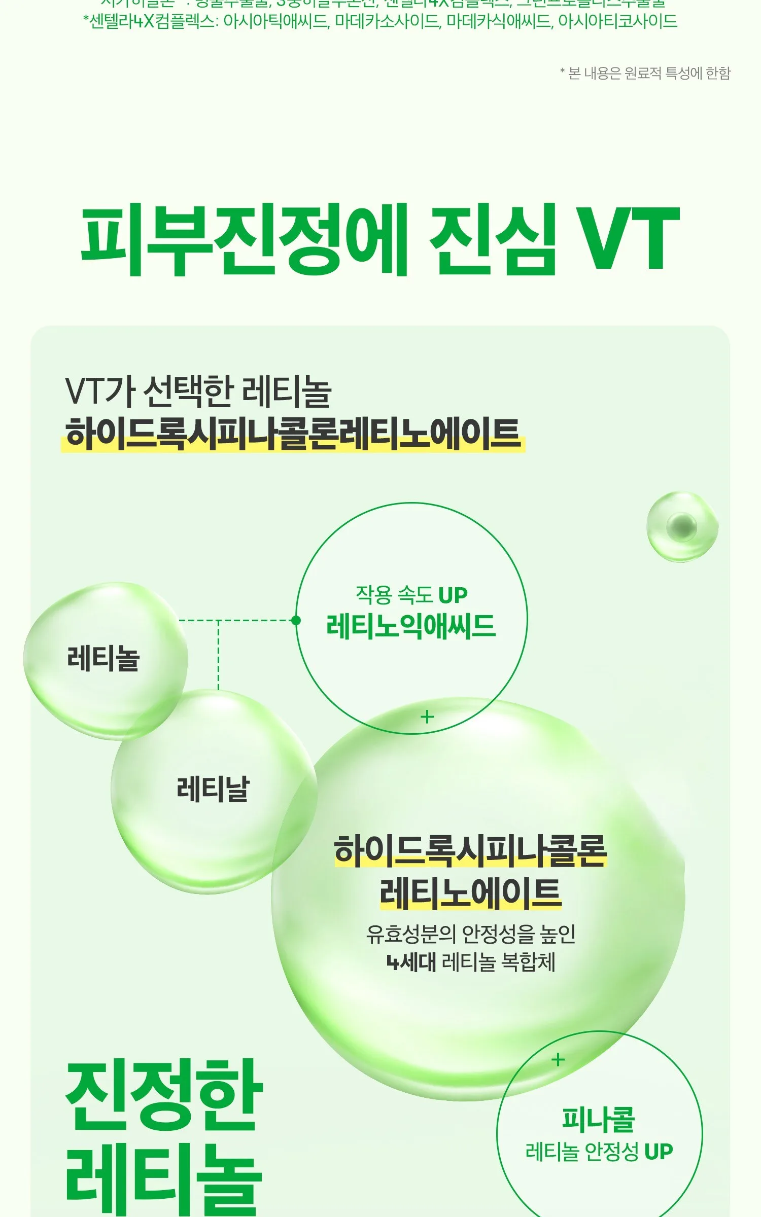 VT COSMETICS CICA RETI-A 7 DAYS MASK 7 Sheets Detail