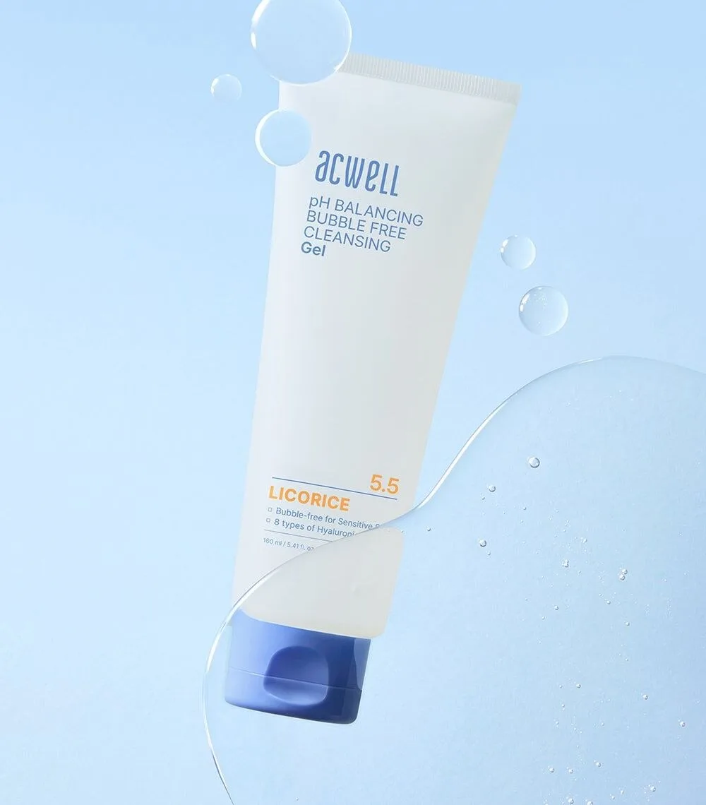 ACWELL pH Balancing Bubble Free Cleansing Gel 160ml Detail