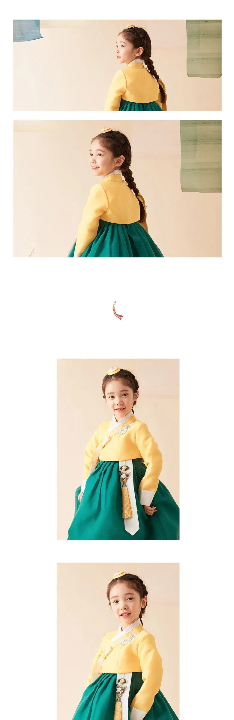Kiztt Eunjo Girls’ Hanbok Detail