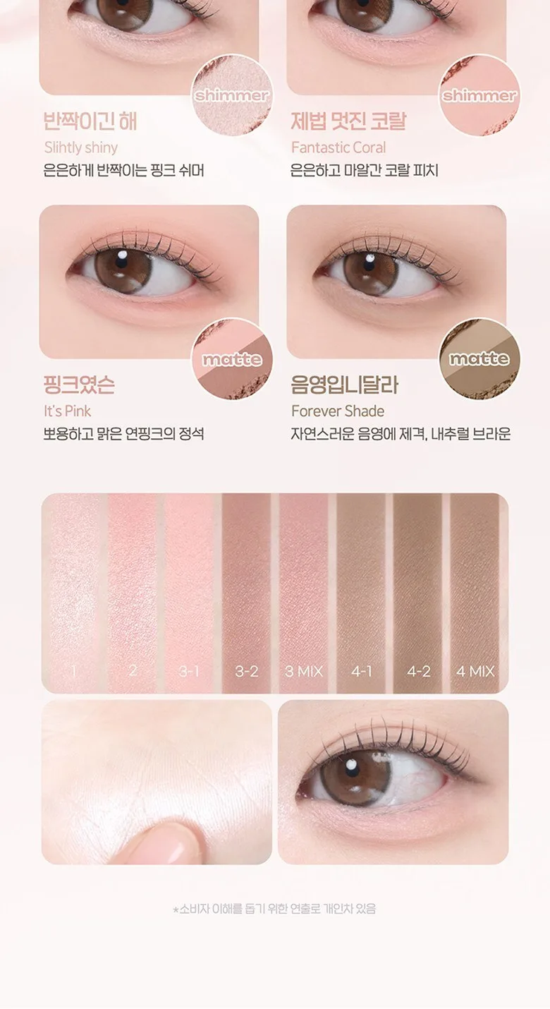 peripera Ink Pocket Shadow Palette Detail