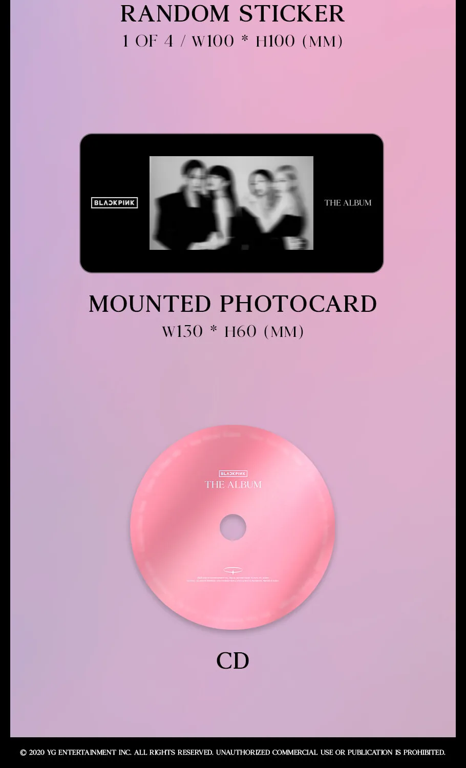BLACKPINK – BLACKPINK 1st FULL ALBUM [THE ALBUM] [Version #4] Detail