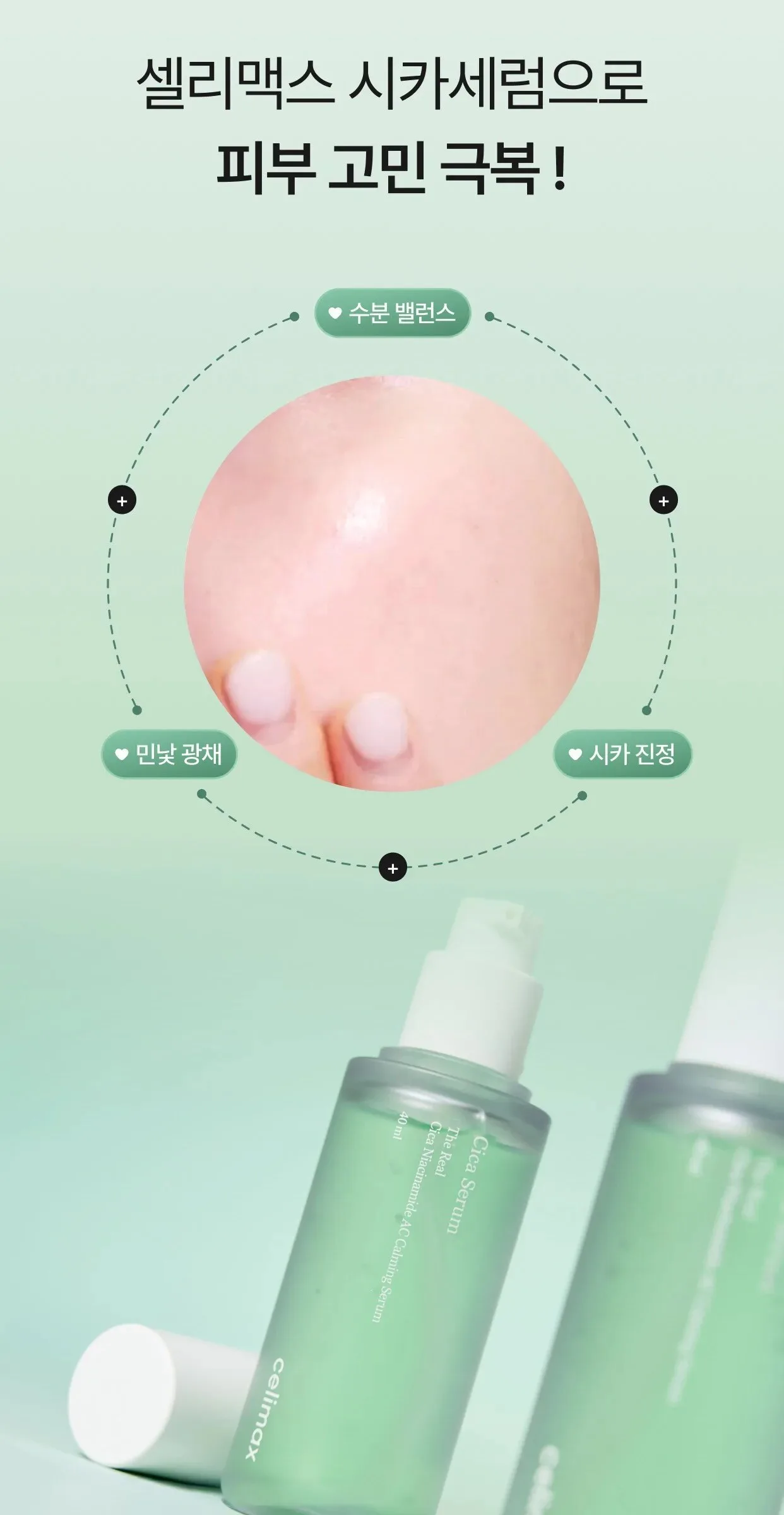 CELIMAX The Real Cica Niacinamide AC Calming Serum 40ml Detail