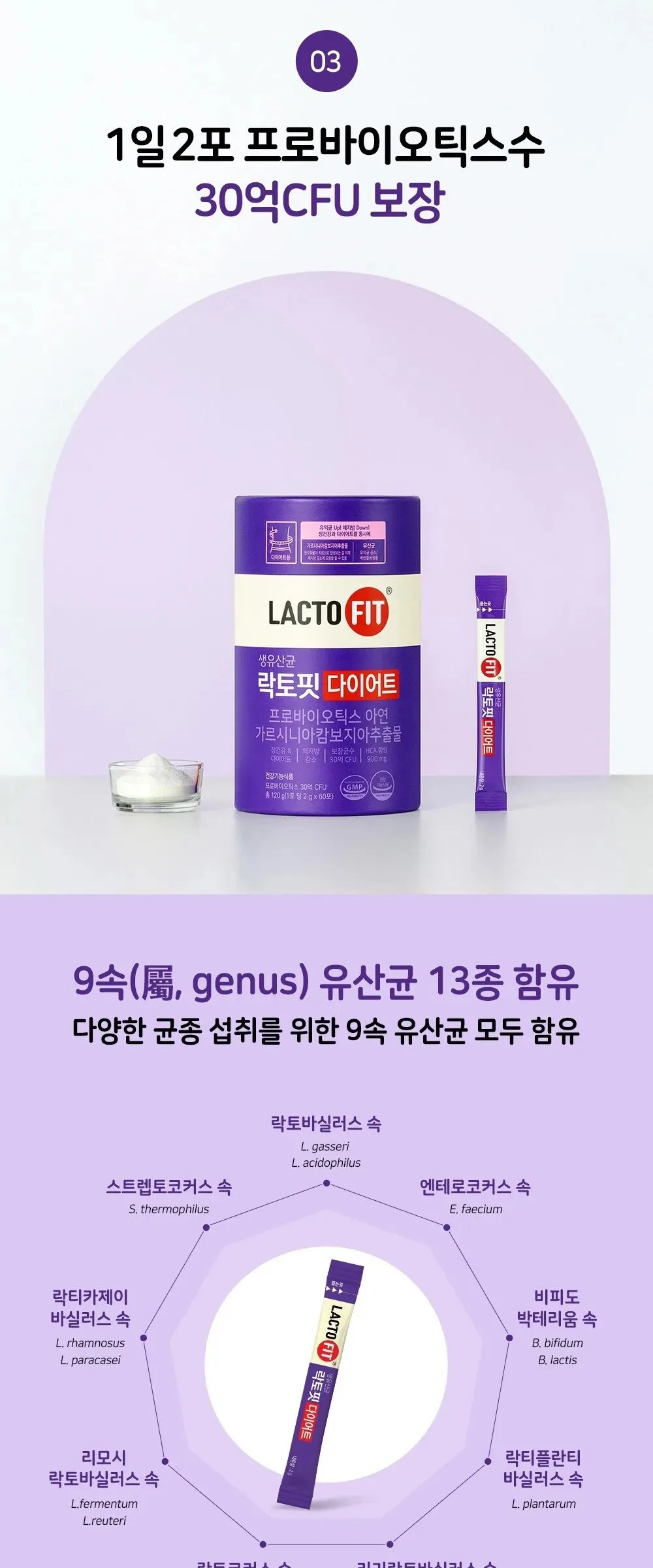 LACTO FIT Diet 2g x 60 Sticks Detail