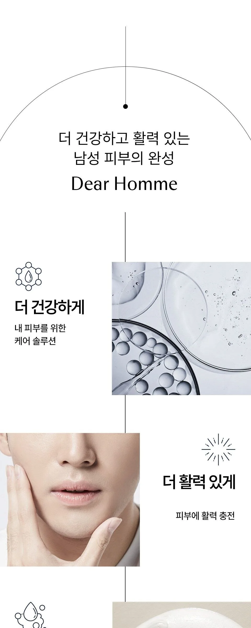 SU:M37 Dear Homme Perfect Cleansing Foam 160ml Detail