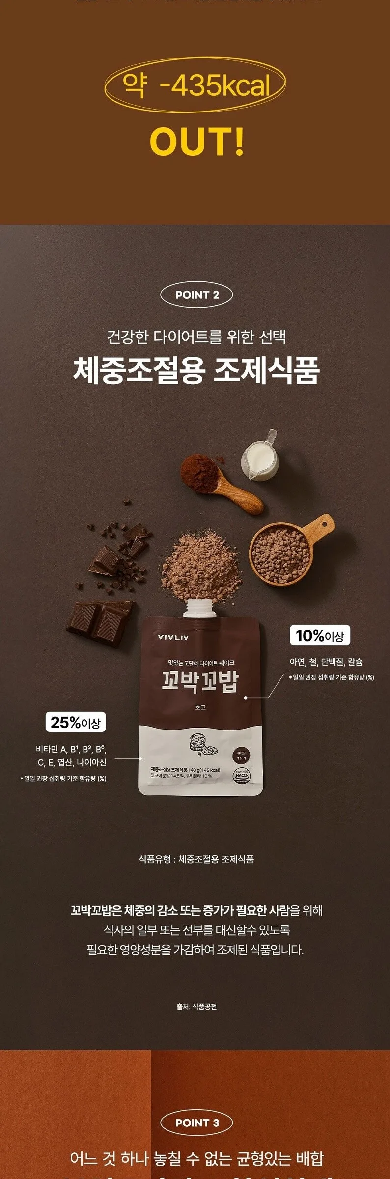 VIVLIV Kkobak Kkobab Protein Shake 40g*7packs Detail