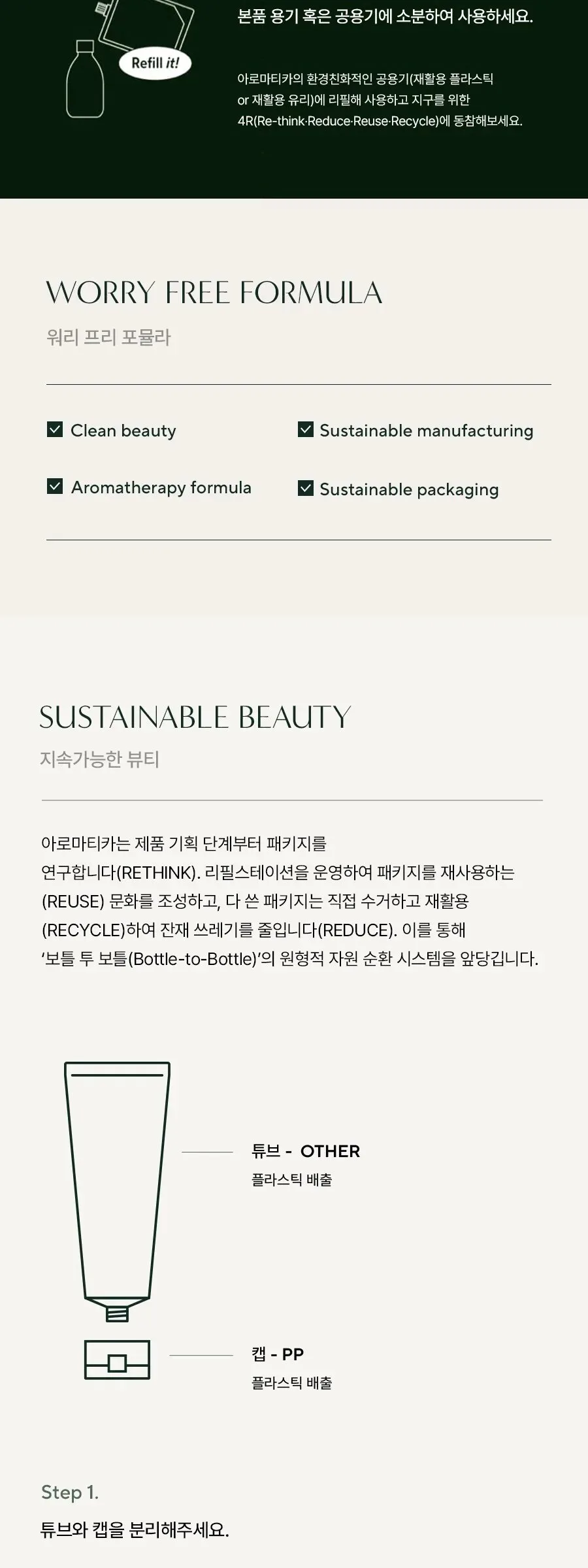 AROMATICA Tea Tree Purifying Shampoo 180ml Detail